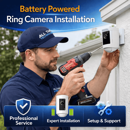 Battery Ring Camera Installation & Setup Service - All That Home Technology Solutions