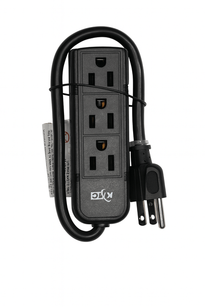 Compact 3-Prong Mini Power Strip - All That Technology - 4