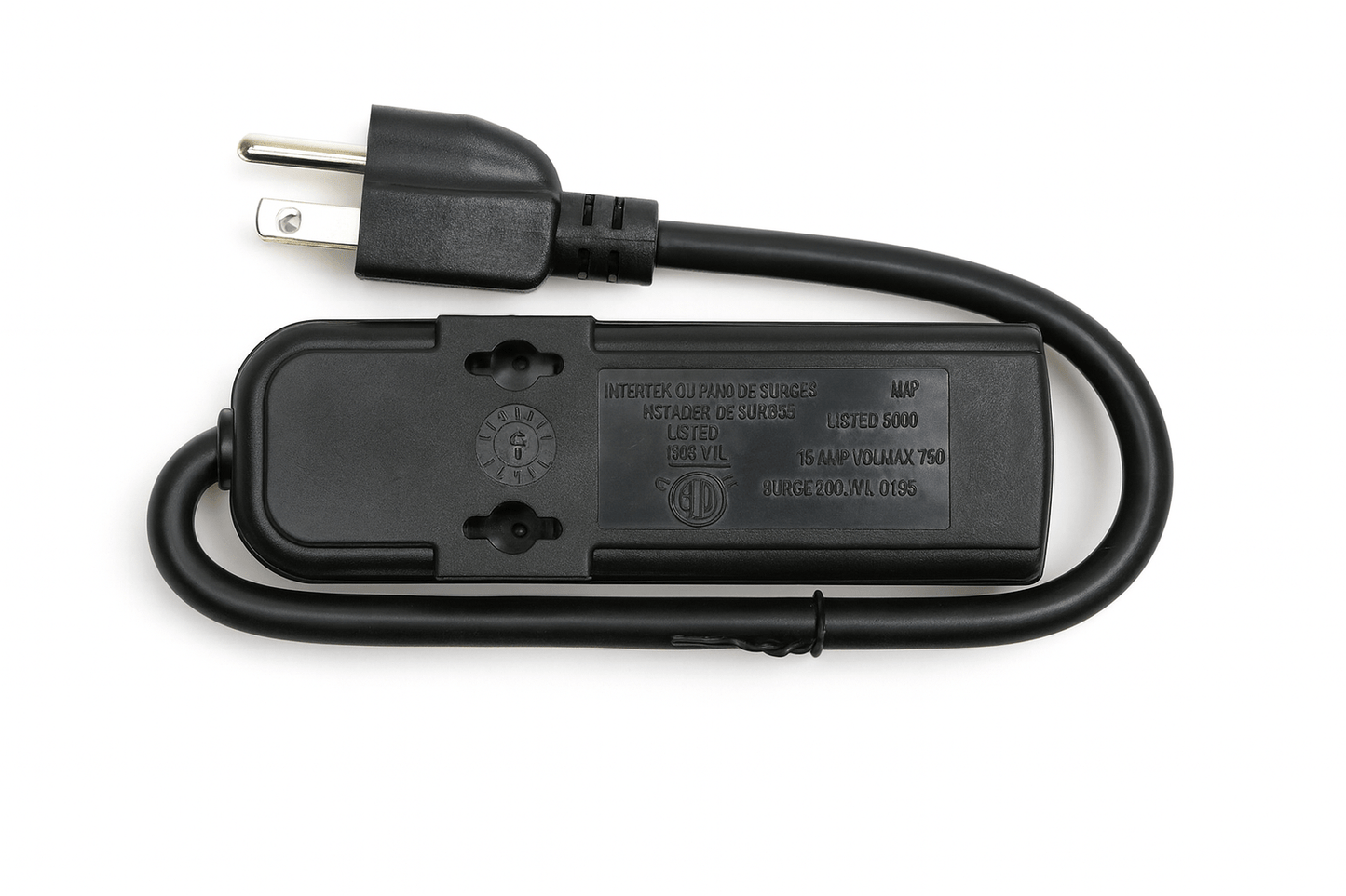 Compact 3-Prong Mini Power Strip - All That Technology - 3