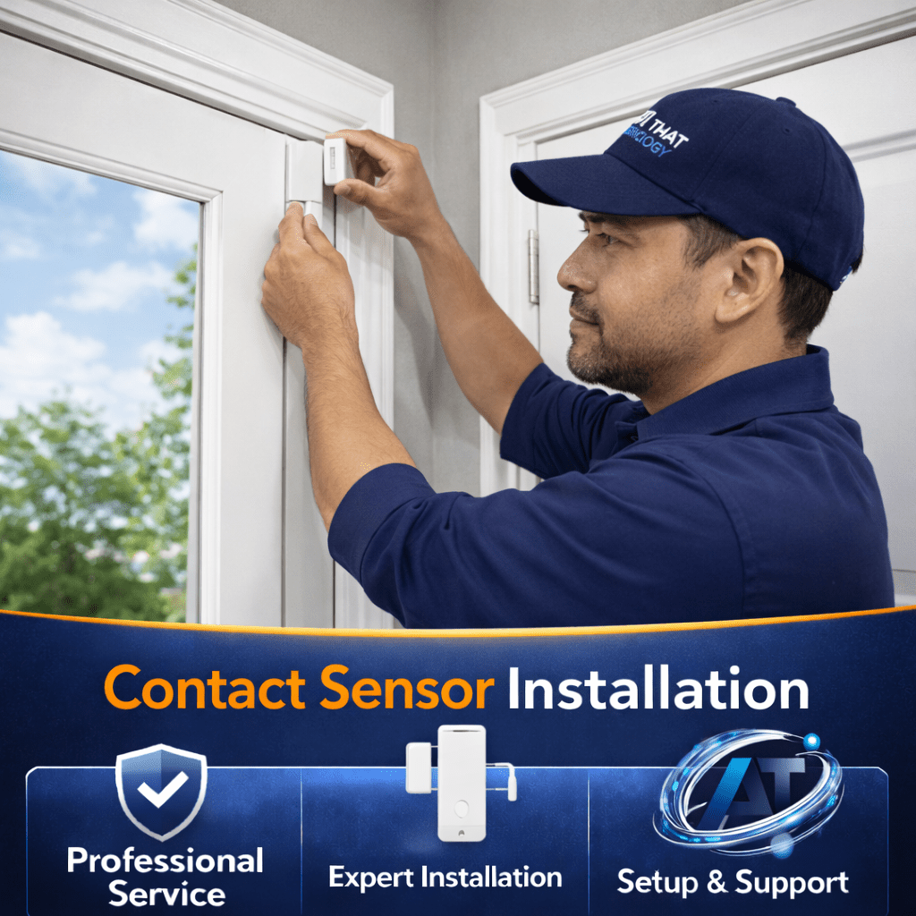 Contact Sensor Installation - All That Technology
