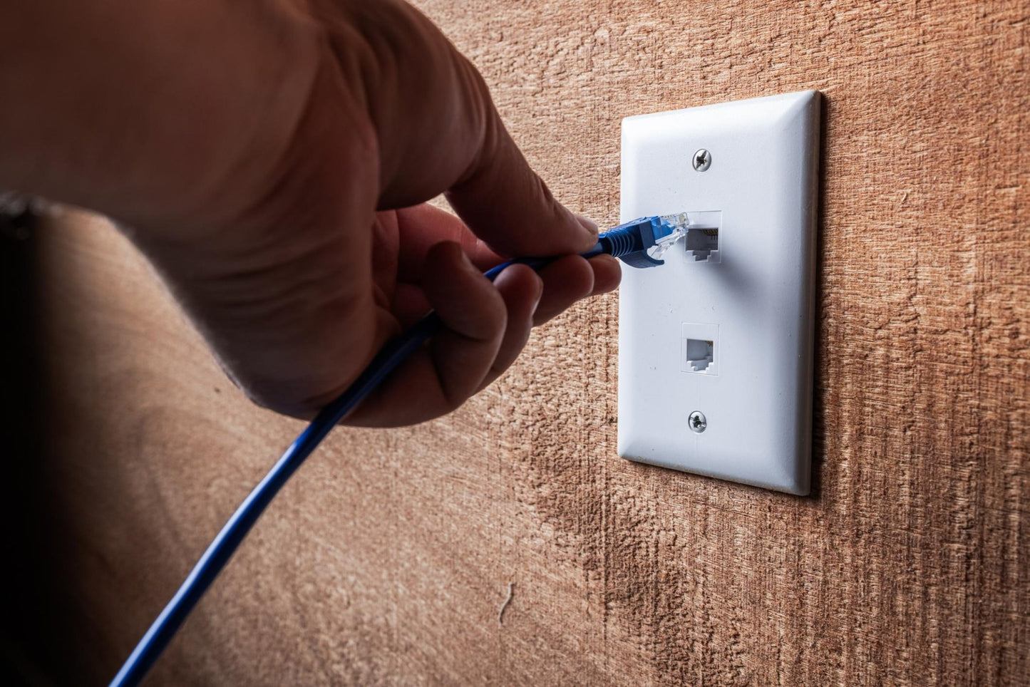 Ethernet Wall Jack & Hidden Cable Run - All That Home Technology Solutions