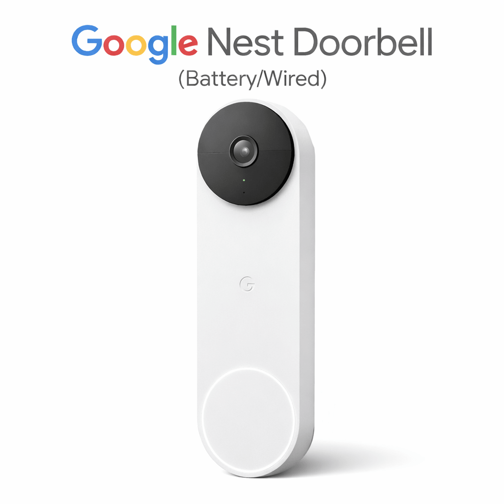 Google Nest Doorbell (Battery/Wired) - Snow - All That Home Technology Solutions
