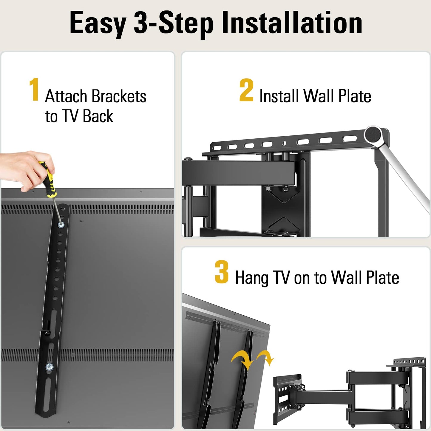 Mounting Dream TV Wall Mount for 32-65 Inch Television - All That Technology - 2