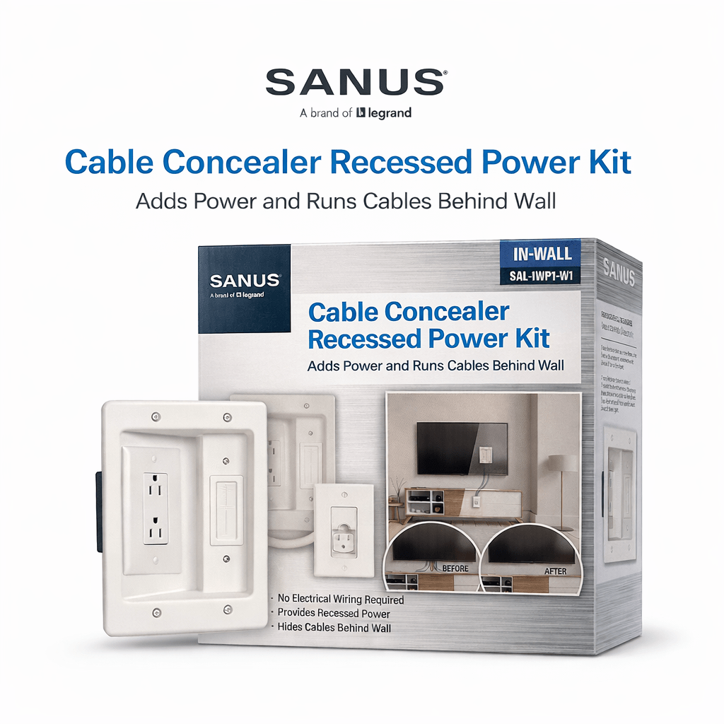 Sanus Concealer Recessed Power Kit - All That Technology