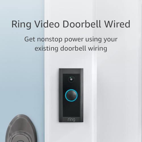Ring Video Wired Doorbell (newest model), Home or business security - All That Technology