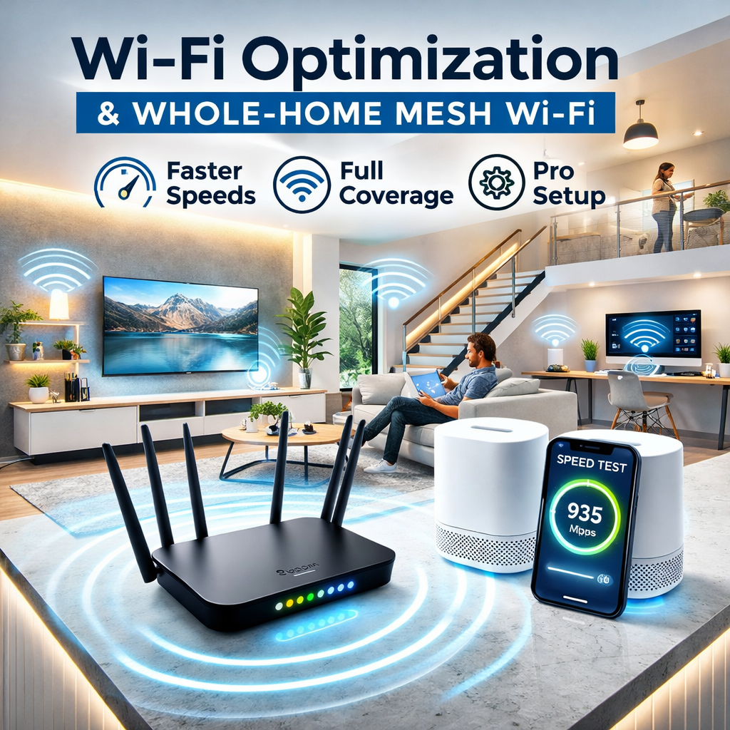 Wi - Fi Optimization & Whole - Home Mesh - Wi - Fi - All That Home Technology Solutions