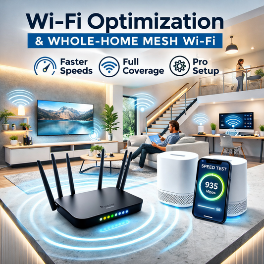 Wi - Fi Optimization & Whole - Home Mesh - Wi - Fi - All That Home Technology Solutions