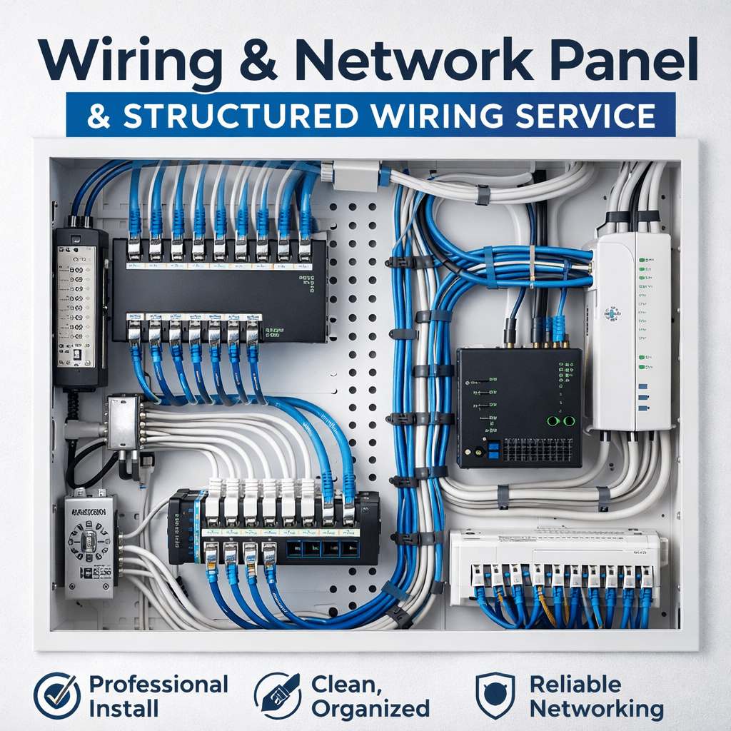 Wiring & Network Panel Structured Wiring Service - All That Home Technology Solutions