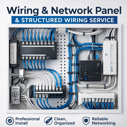 Wiring & Network Panel Structured Wiring Service - All That Home Technology Solutions